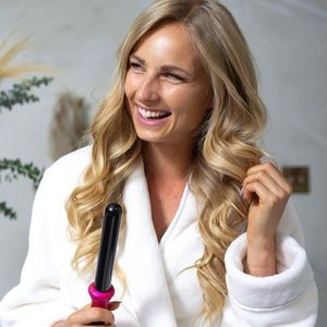 Nume Pink Tourmaline Ceramic 3 1/6”  Professional Curling Iron HBO25U